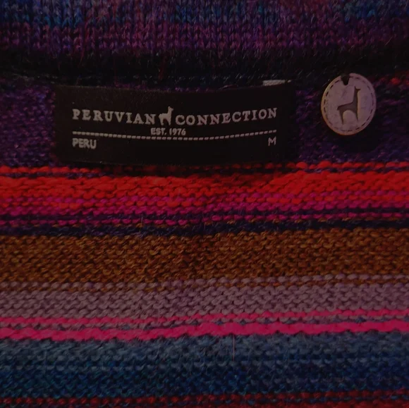 Peruvian Connection Striped Open Duster - Picture 10 of 11